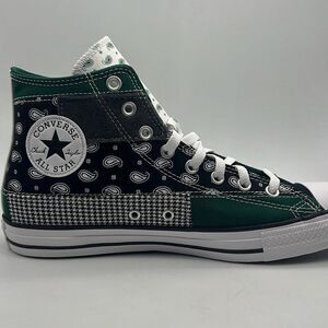 Converse Chuck Taylor All Star Hi Men’s Sz 10.5 Hacked Paisley Patterns Sneakers